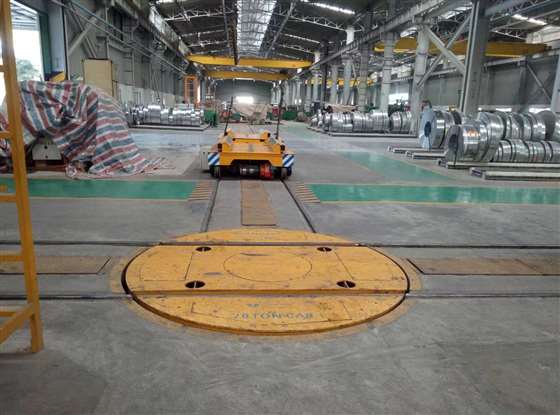 徐州智能軌道轉盤小車