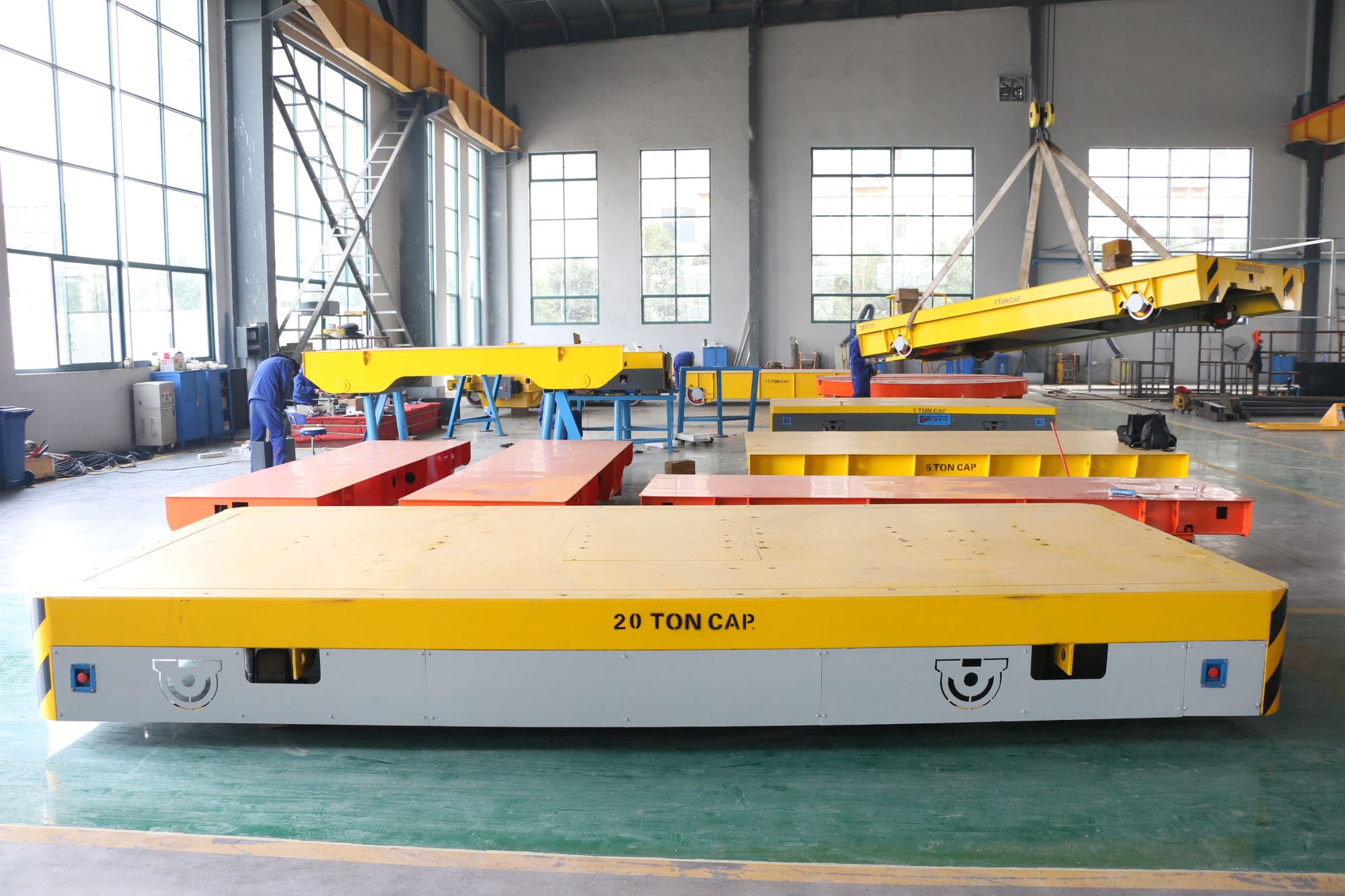 石料粗碎鄂式破碎機 RGV自動化小車